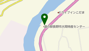 道の駅 長野市大岡特産センター トイレの地図画像