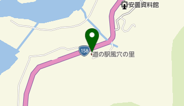 道の駅 風穴の里 トイレの地図画像