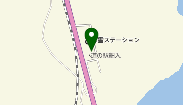 道の駅 細入 トイレの地図画像