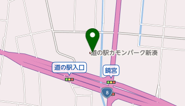 道の駅 カモンパーク新湊 トイレの地図画像