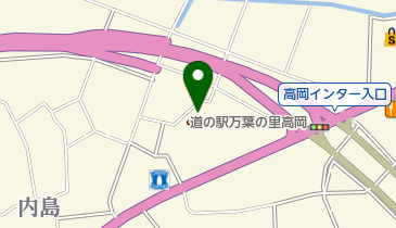 道の駅 万葉の里 高岡 トイレの地図画像