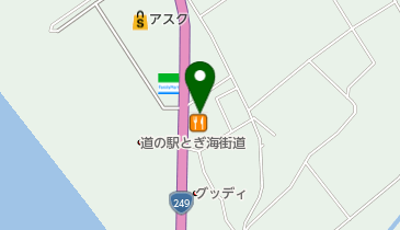 道の駅 とぎ海街道 トイレの地図画像