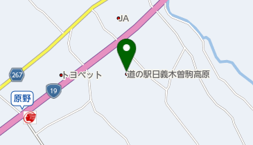 道の駅 日義木曽駒高原 トイレの地図画像