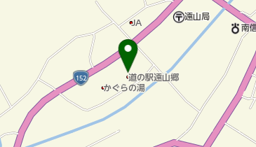 道の駅 遠山郷 トイレの地図画像