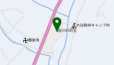 道の駅 明宝 トイレの地図画像