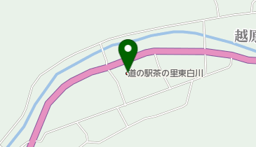 道の駅 茶の里東白川 トイレの地図画像