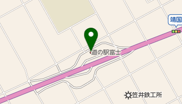 道の駅 富士 トイレの地図画像