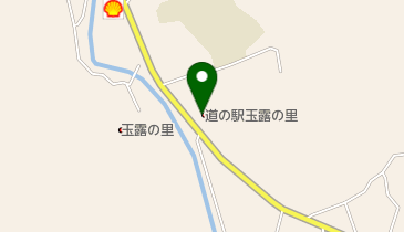 道の駅 玉露の里 トイレの地図画像