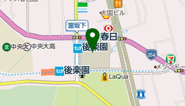 文京区役所 トイレの地図画像