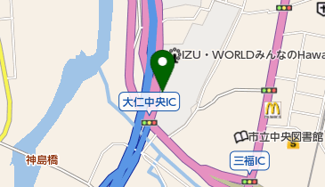 道の駅 伊豆のへそ トイレの地図画像