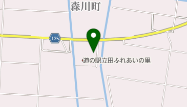 道の駅 立田ふれあいの里 トイレの地図画像