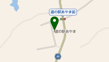 道の駅 あやま トイレの地図画像