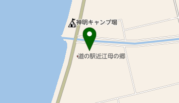 道の駅 近江母の郷 トイレの地図画像