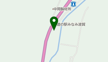 道の駅 みなみ波賀 トイレの地図画像