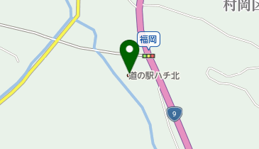 道の駅 ハチ北 トイレの地図画像