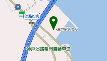 道の駅 あわじ トイレの地図画像