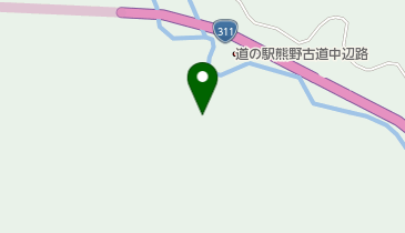 道の駅 熊野古道中辺路 トイレの地図画像