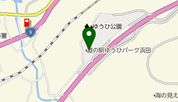 道の駅 ゆうひパーク浜田 トイレの地図画像