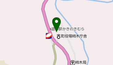 道の駅 かきのきむら トイレの地図画像