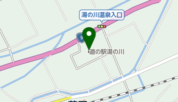 道の駅 湯の川 トイレの地図画像