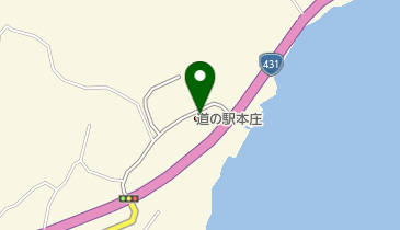 道の駅 本庄 トイレの地図画像