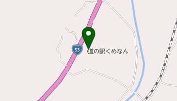 道の駅 くめなん トイレの地図画像