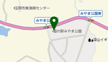 道の駅 みやま公園 トイレの地図画像