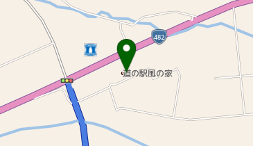 道の駅 風の家 トイレの地図画像