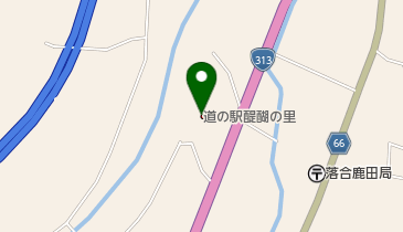 道の駅 醍醐の里 トイレの地図画像