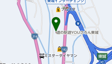 道の駅 遊YOUさろん東城 トイレの地図画像