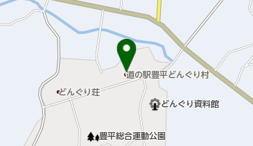 道の駅 豊平どんぐり村 トイレの地図画像
