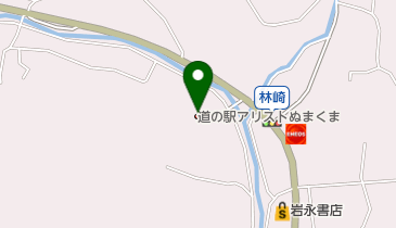 道の駅 アリストぬまくま トイレの地図画像