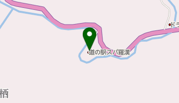 道の駅 渓谷の温泉 スパ羅漢 トイレの地図画像