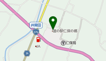 道の駅 仁保の郷 トイレの地図画像