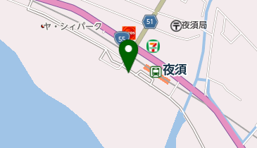 道の駅 やす トイレの地図画像