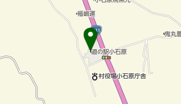 道の駅 小石原 トイレの地図画像