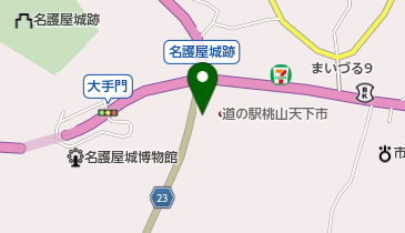 道の駅 桃山天下市 トイレの地図画像