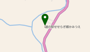 道の駅 せせらぎ郷かみつえ トイレの地図画像