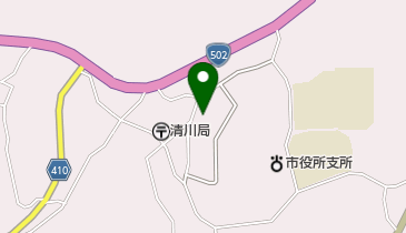 道の駅 きよかわ トイレの地図画像