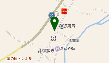 道の駅 ながゆ温泉 トイレの地図画像