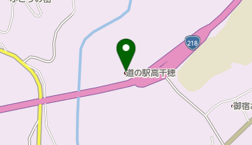 道の駅 高千穂 トイレの地図画像