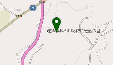 道の駅 おおすみ弥五郎伝説の里 トイレの地図画像