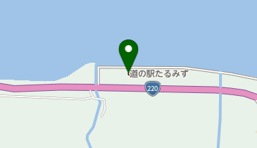 道の駅 たるみず トイレの地図画像