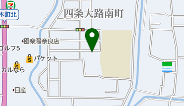 四条大路南町自治会館 トイレの地図画像