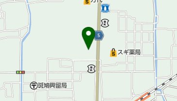 万代 法隆寺店 トイレの地図画像