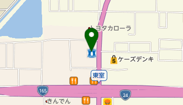 コートダジュール トイレの地図画像