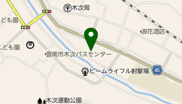 雲南市勤労青少年ホーム トイレの地図画像