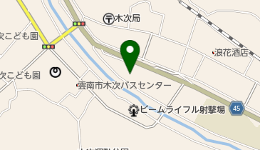 雲南市役所 トイレの地図画像