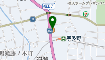 ビッグボーイ 宇多野店 トイレの地図画像