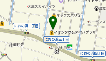 びっくりドンキー 大津店 トイレの地図画像